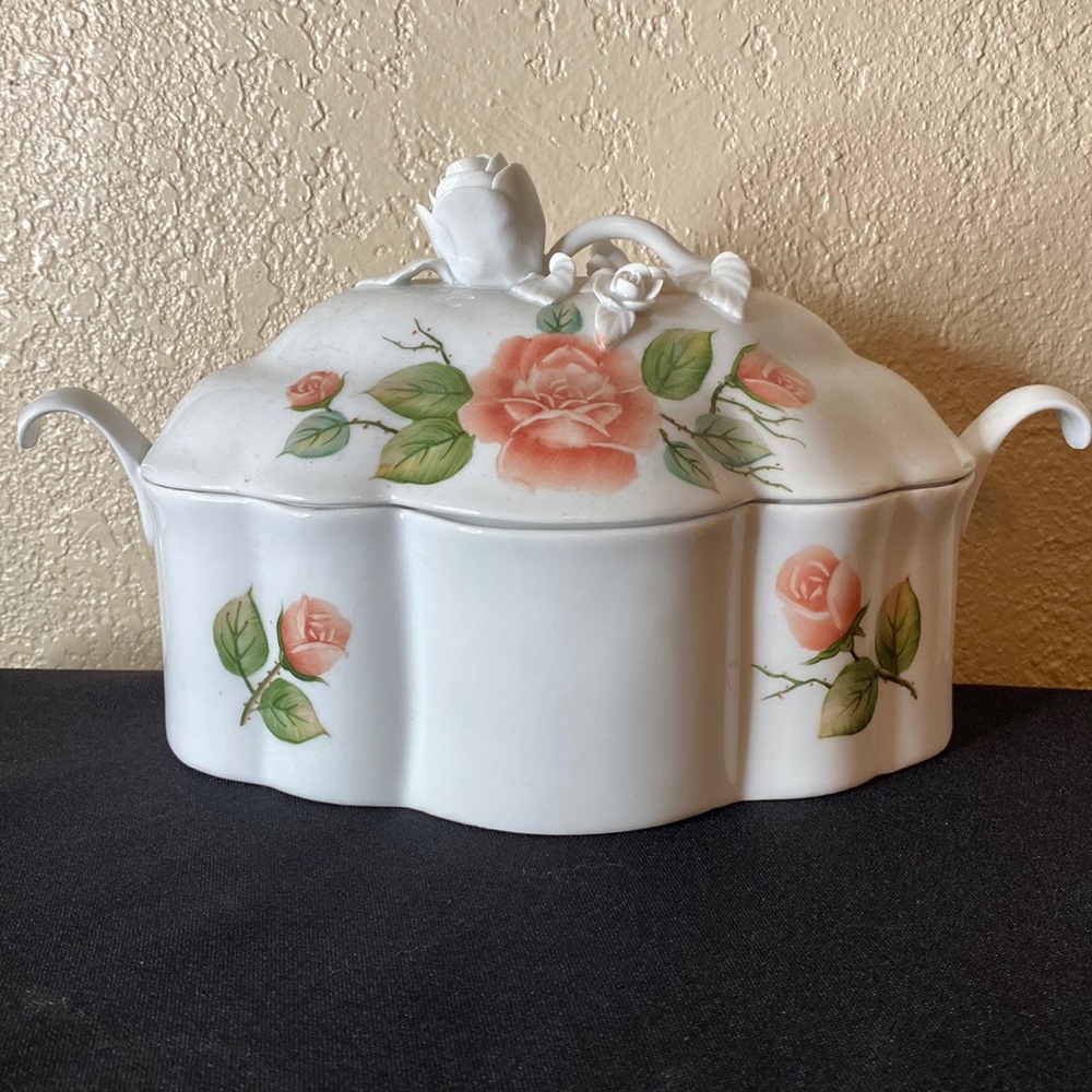 Vintage Capodimonte Soup Tureen with Lid